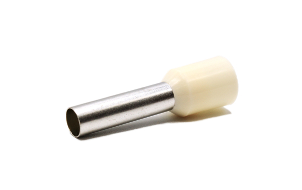 Hilpress Aderendhülsen 10 mm² isoliert elfenbein Hülse 18 mm lang  Kupfer verzinnt.jpg